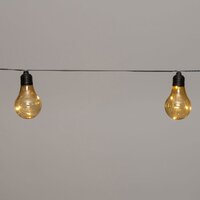 Solar partylights 10l/l4.5m zwart