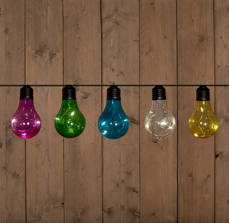 Solar partylights 50l/l4.5m multi