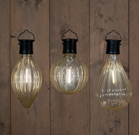Solar retro filament lamp a3 zwart