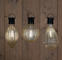Solar retro filament lamp a3 zwart