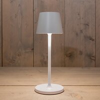 Solar tafellamp 31x11cm wit