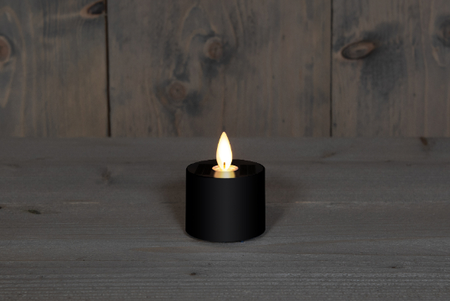 Solar theelicht bw vlam d5h4cm zwart