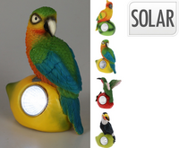 SOLARLAMP VOGEL OP BLOEM POLY
