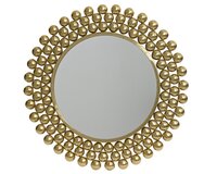 Spiegel aluminium l61b61h5cm goud