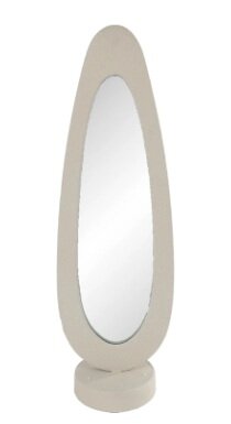 Spiegel metaal 15x11x50cm beige