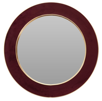 SPIEGEL ROND BURGUNDY D60CM