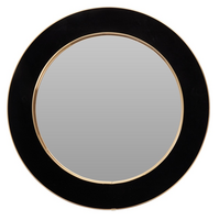 SPIEGEL ROND ZWART D60CM