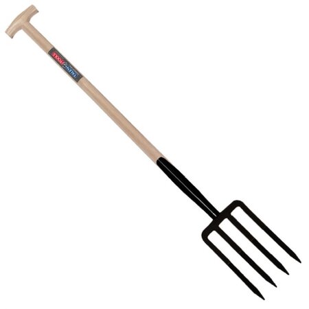 Spitvork+vaste veer 4 tands h85cm - afbeelding 1