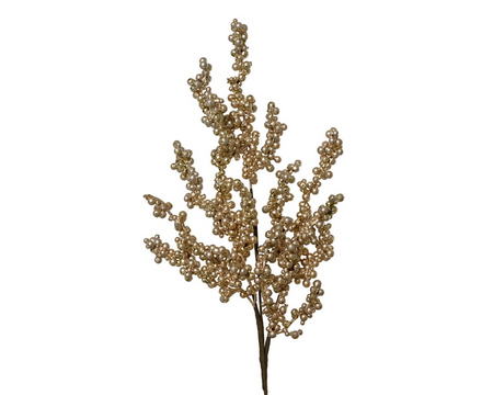Spray foam l25b5h55cm licht goud
