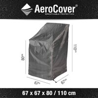 Stackable-/ Gassystem chair cover 67x67xH80/110 - afbeelding 2
