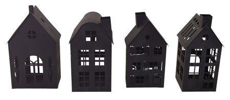 Steker huis jean d12h26cm zwart a4