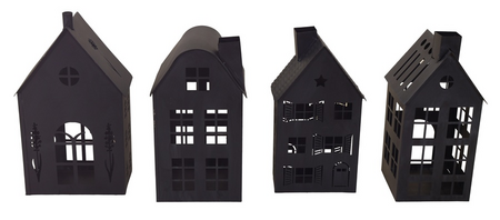 Steker huis jean d18h35cm zwart a4