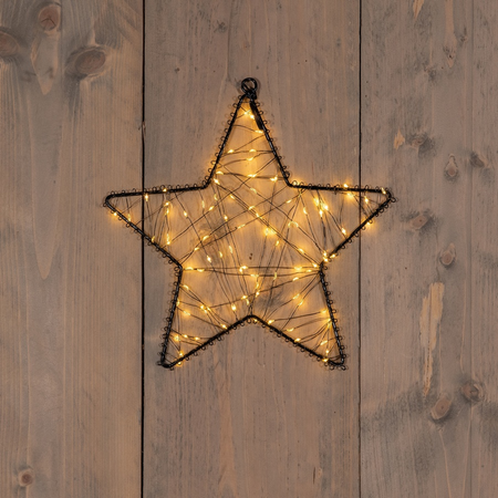 Ster 100led op batterij 26cm cw