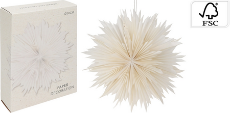 STER PAPIER 50CM WIT (FM)