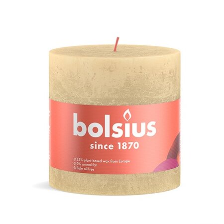 Stmpk rstk shine d10h10cm o.beige