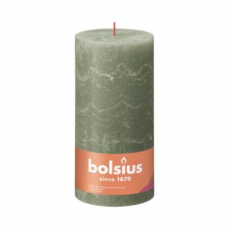 Stmpk rstk shine d10h20cm fr.olive