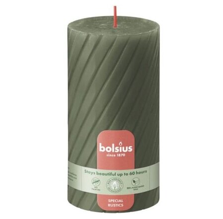 Stmpk rstk twist d6.8h13cm fr.olive