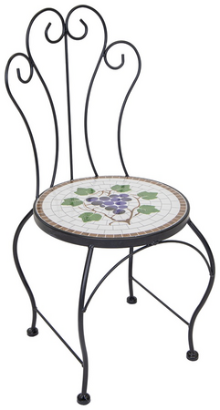 Stoel grapevine d26h59cm zwart