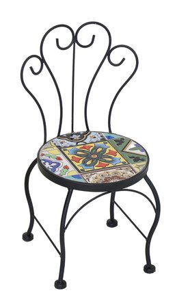 Stoel plant malaga d20h42 zwart