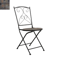 Stoel ravi L40 B52 H87 CM bruin