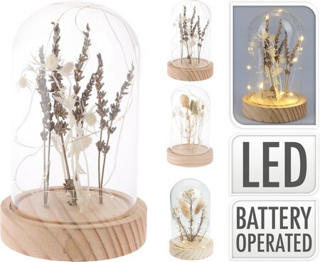 STOLP 17CM DROOGBLOEMEN per stuk (3 varianten)