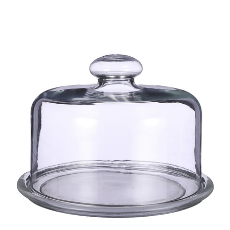 Stolp lille d25h18cm transparant