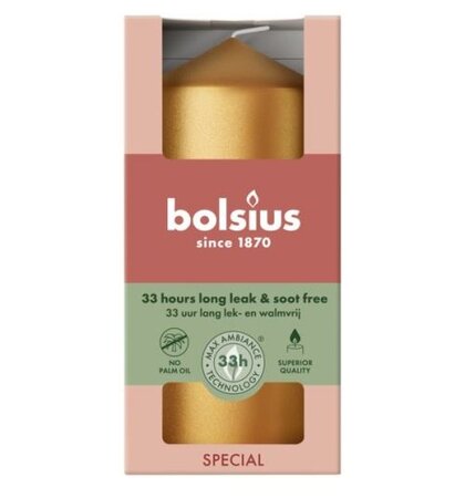 Stompkaars d5.8h12cm met.gold