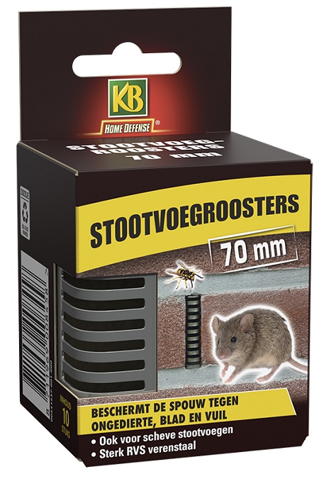 Stootvoegrooster 70mm 10st