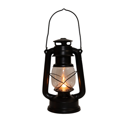 Stormlamp solar metaal 25x15cm