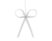 Strik plc glitter l20h25cm wit