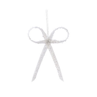 Strik plc glitter l20h25cm wit - afbeelding 2