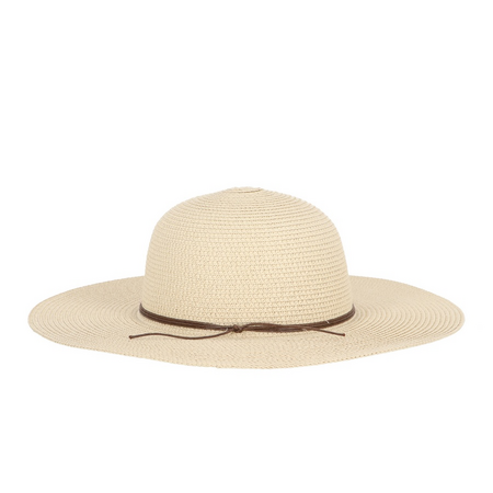 Strooien flaphoed 38.5x39.5cm creme