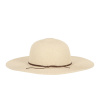 Strooien flaphoed 38.5x39.5cm creme