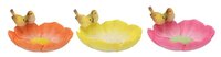 SUE ORANGE/YELLOW/PINK BIRD BOWL ASS 25X21X10CM