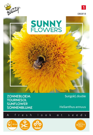 Sunny flowers sungold 2.5gram - afbeelding 1