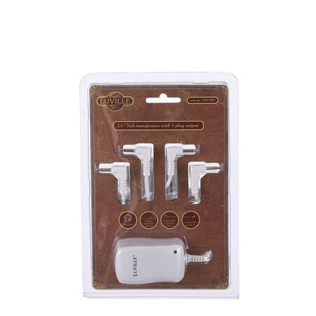Switch adaptor w/4 plug output l6.9