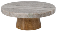 TAARTPLATEAU MARMER 15CM ZAND