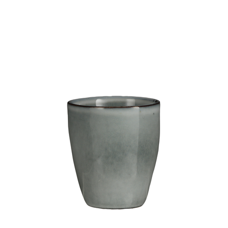 Tabo beker d7.5h8.5cm grijs