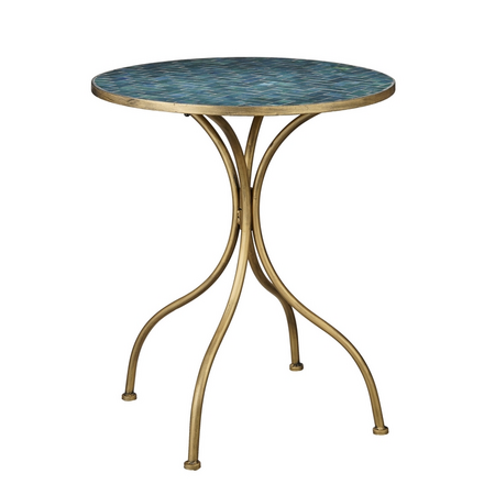 Tafel athena d61h76cm blauw