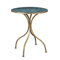 Tafel athena d61h76cm blauw