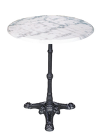 Tafel marmer d60cm wit