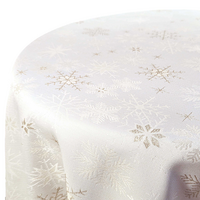 Tafelkleed crystal d160cm goud