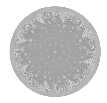 Tafelkleed rody d180cm donkergrijs