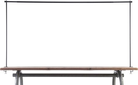 Tafelklem zwart b140h90cm
