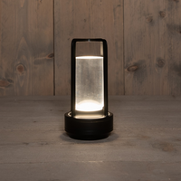 Tafellamp oplaadbaar 18x9cm zwart