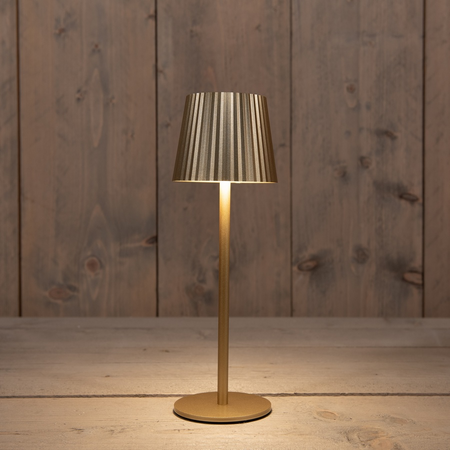 Tafellamp opldbr ribbel 27.5x9 gd