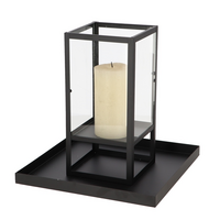 Tafelwindlicht s 27x27x27.5cm zwrt