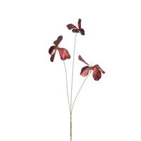 Tak vlinder l70b18h17cm rood