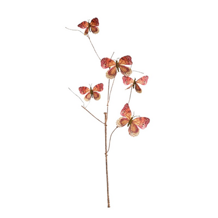 Tak vlinder l94cm roest