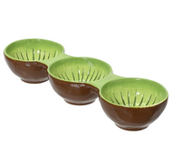 Tapas dolomiet l30b9.5h5cm groen
